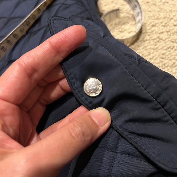 Navy Blue Zara Woman Quilted Puffer Jacket - Picture 6 of 8